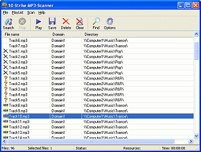 10-Strike MP3-Scanner for tomp4.com icon